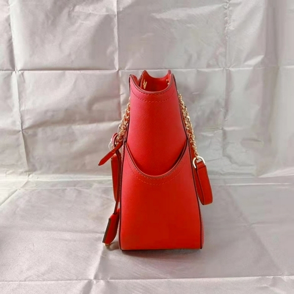 ❤️ Micheal Kors Jet Set Large Saffiano Leather Shoulder Bag EUC - Picture 3 of 10